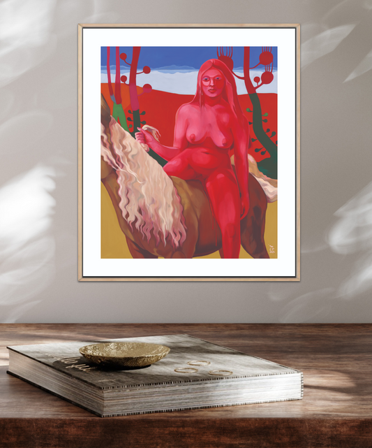 'Eva - Offen Und Sicher' *Limited Edition* Fine-Art-Druck