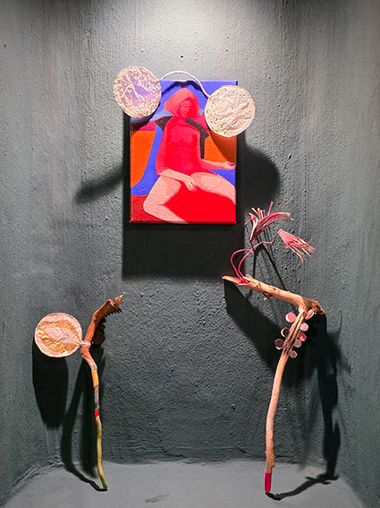 *The Origin Of The World', Mixed Media on canvas