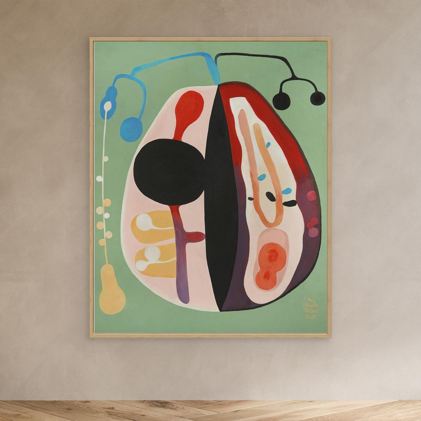 'Universelle Geschichten' gerahmter Leinwanddruck