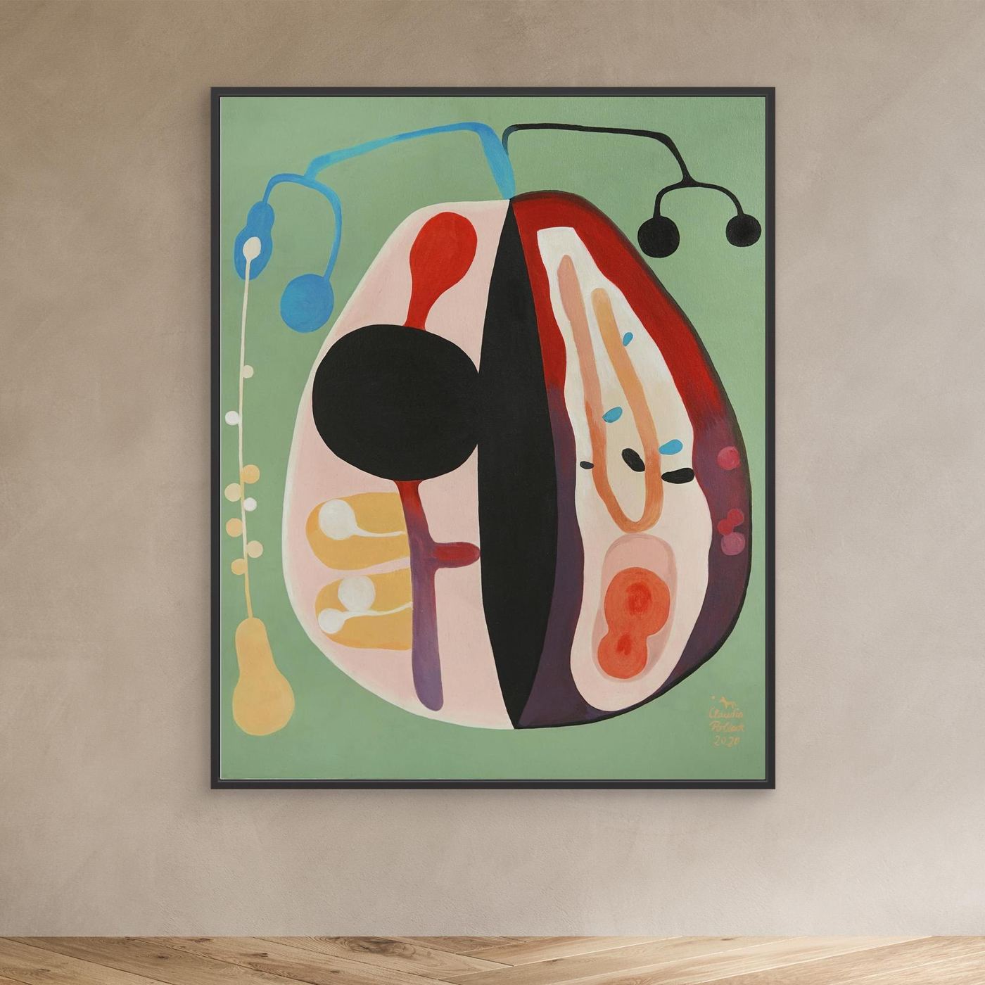 'Universelle Geschichten' gerahmter Leinwanddruck