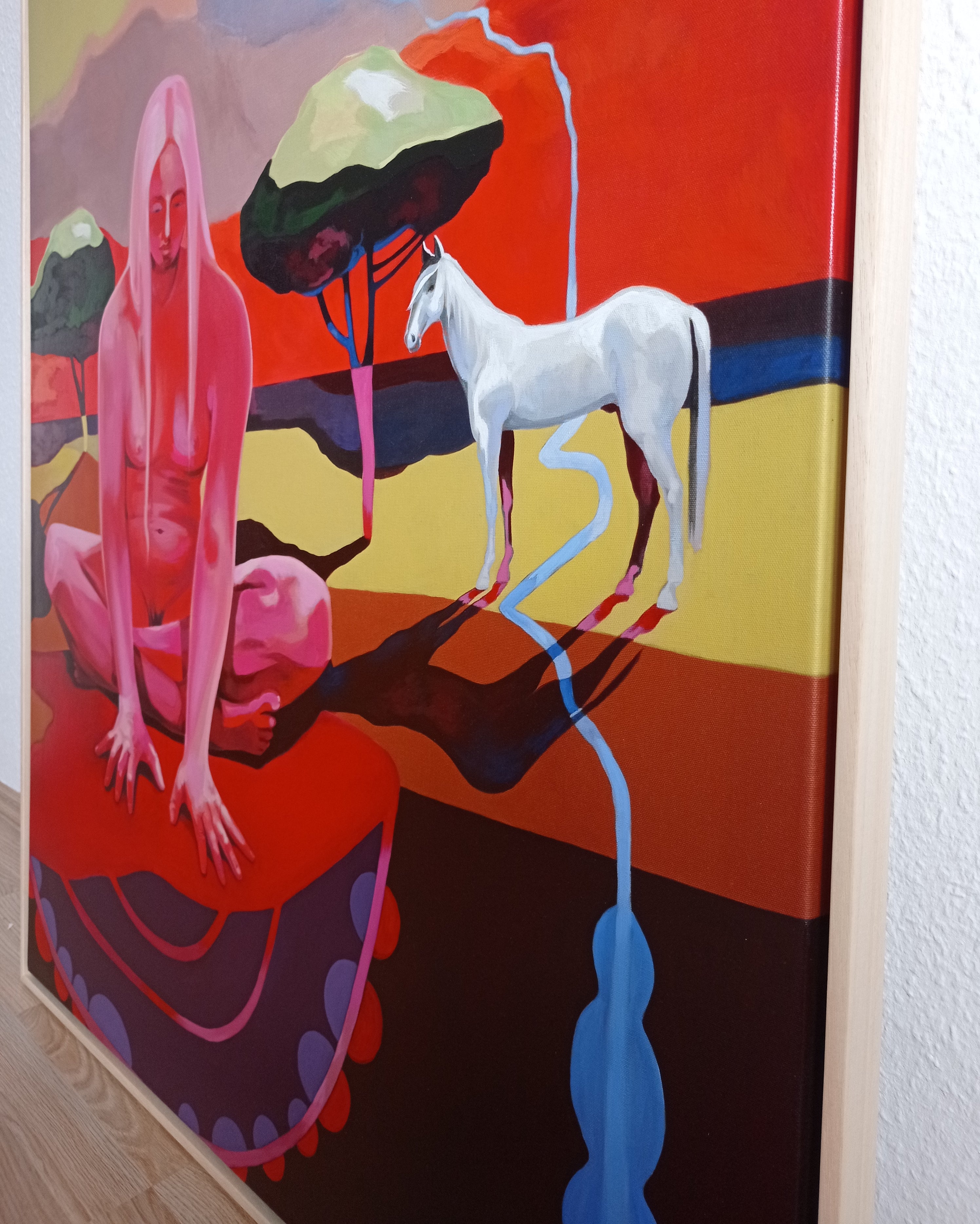 'To Root', limited edition embellished canvas print