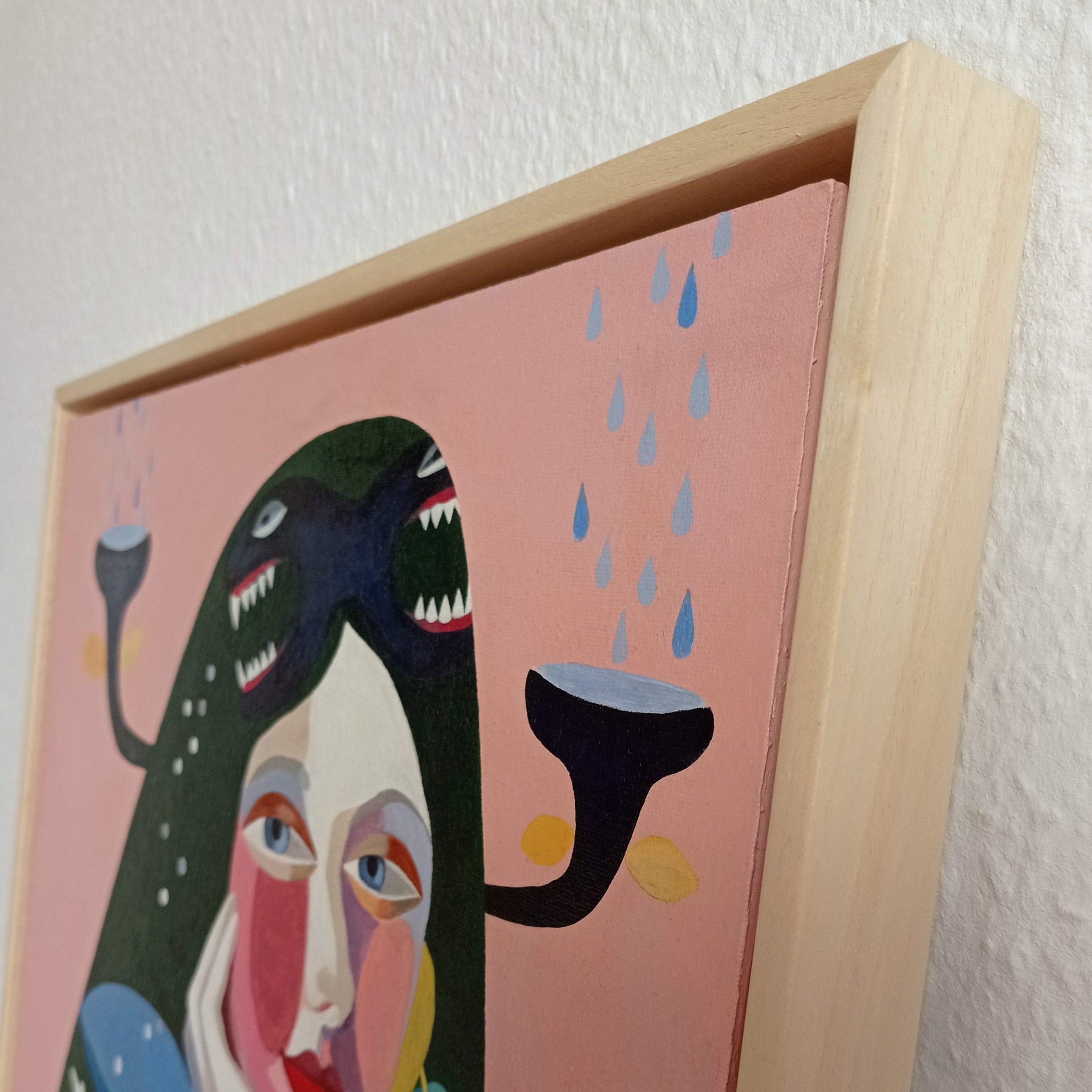 'My Garden' Original incl. frame