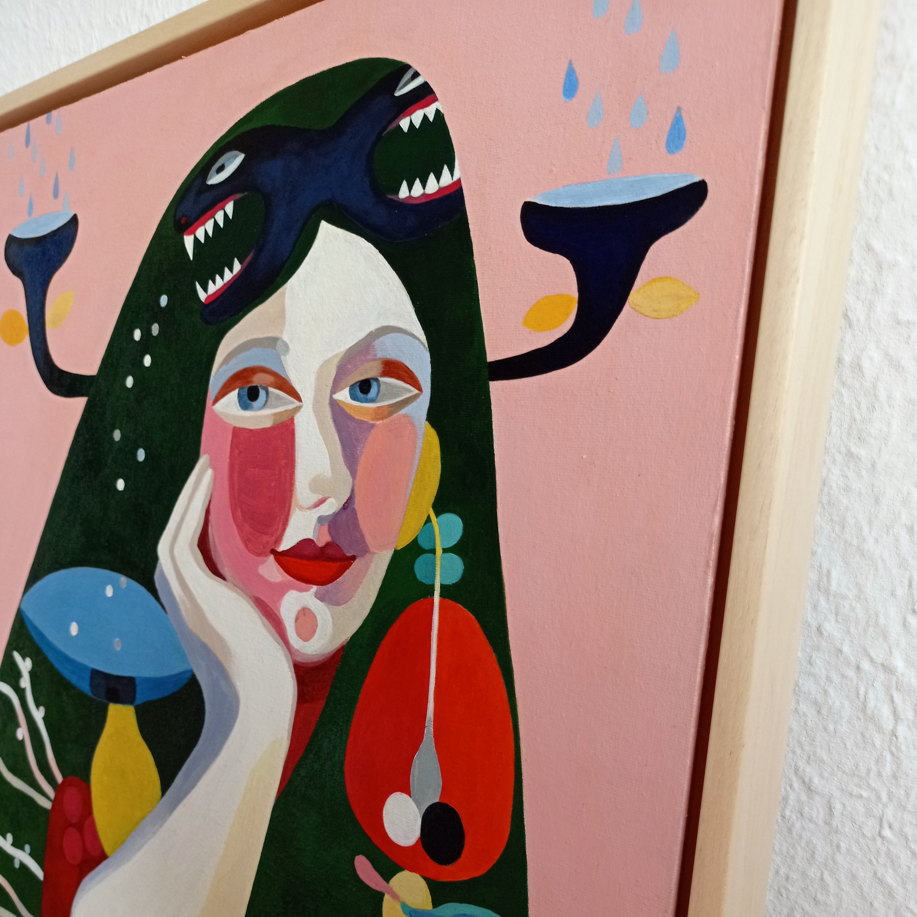 'My Garden' Original incl. frame