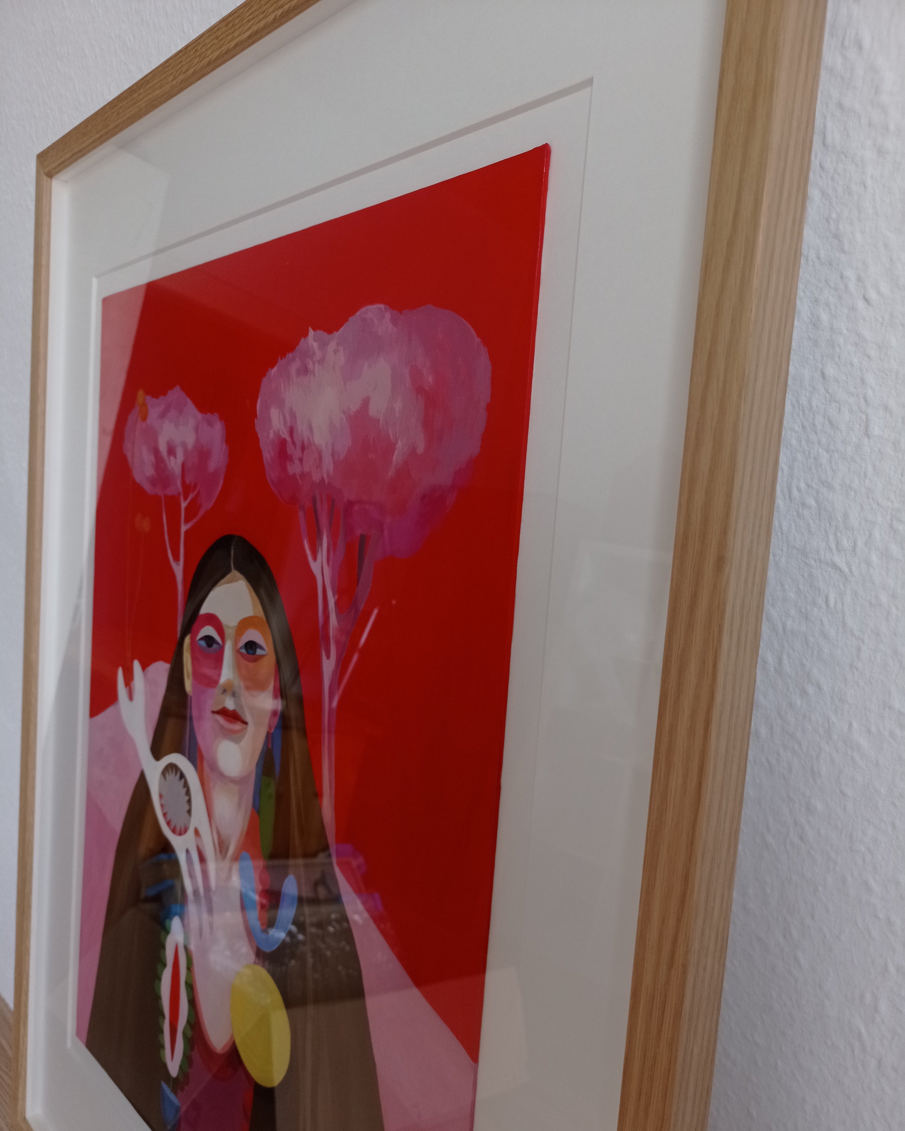 'The Feeling Of Being Supported' Original incl. frame