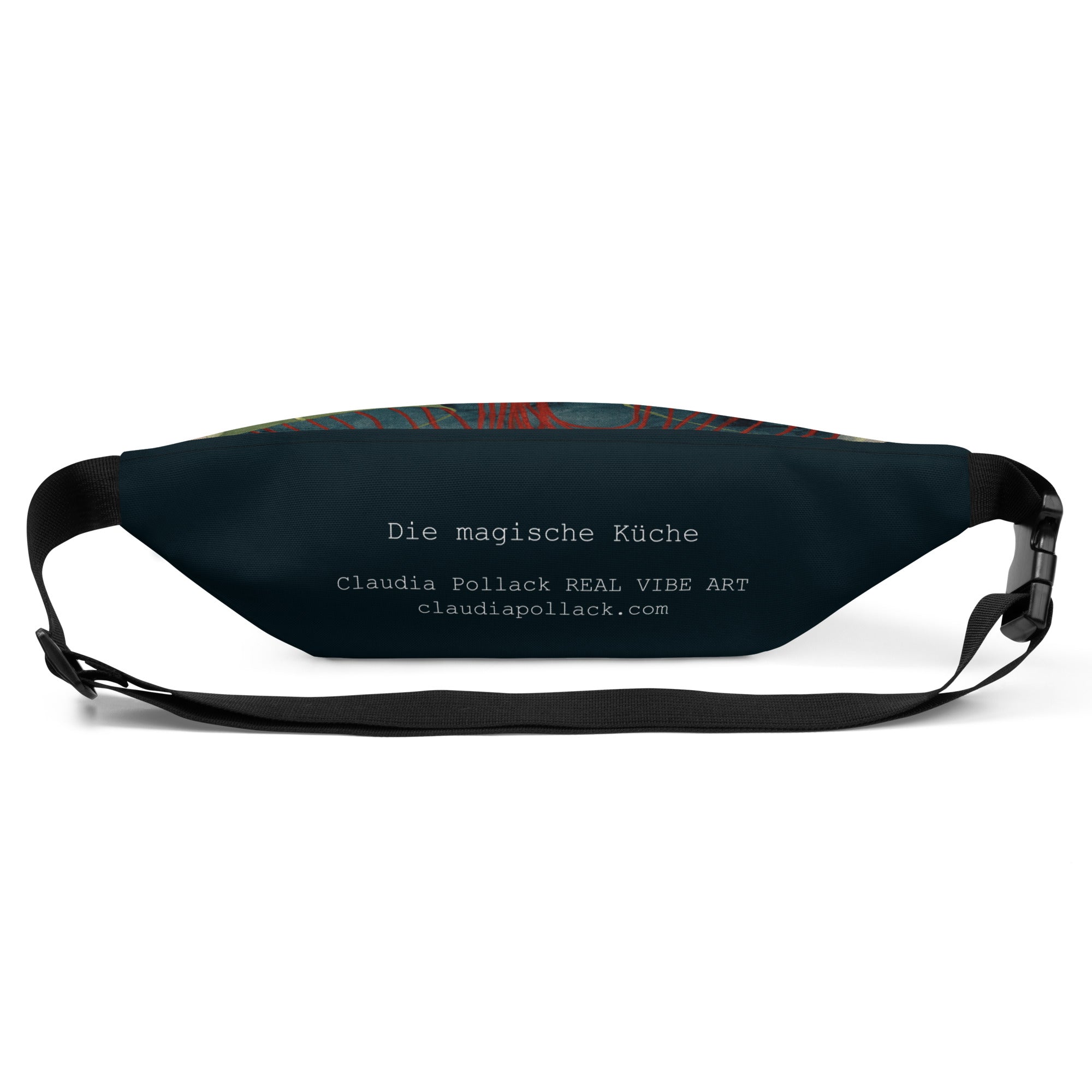 Product mockup„Die Magische Küche" – Bauchtasche Rückansicht | Claudia Pollack