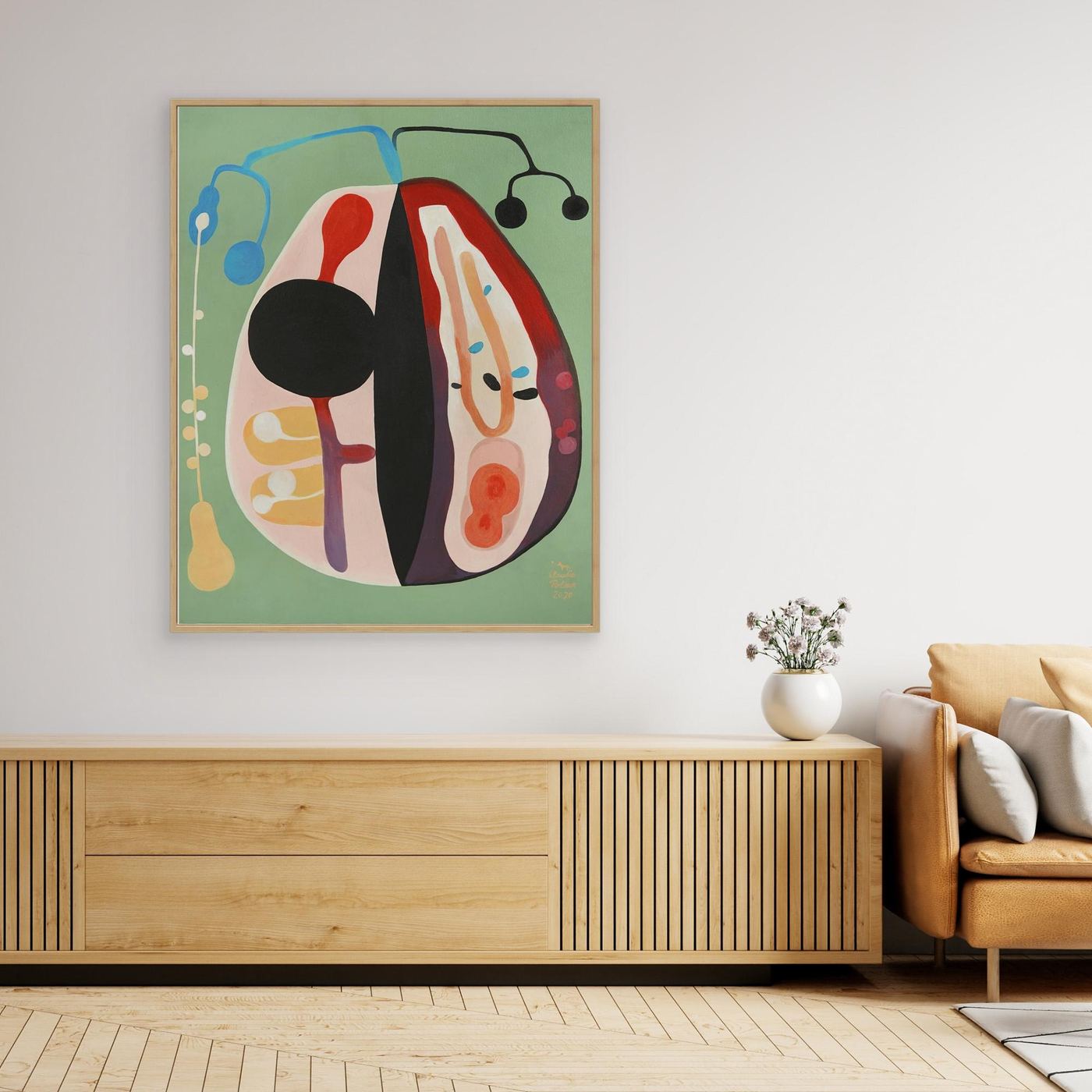 'Universelle Geschichten' gerahmter Leinwanddruck