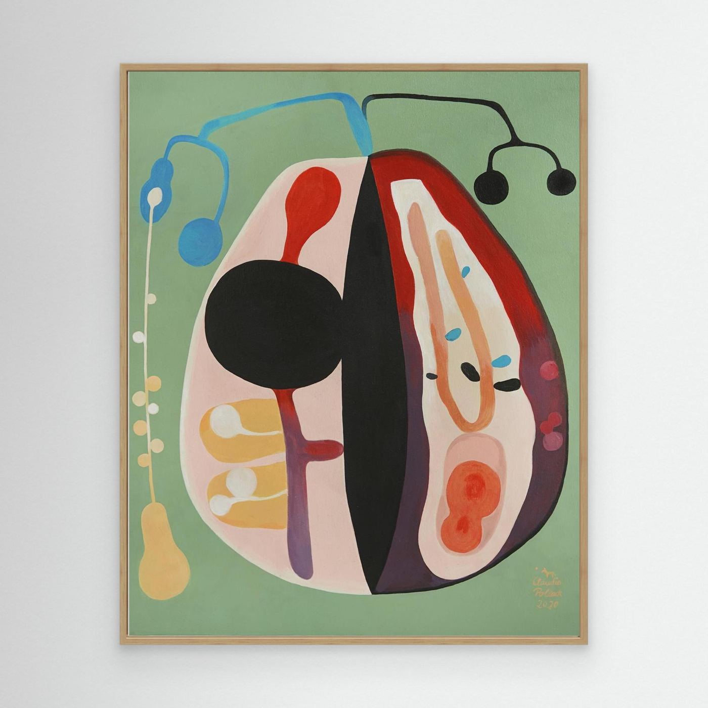 'Universelle Geschichten' gerahmter Leinwanddruck