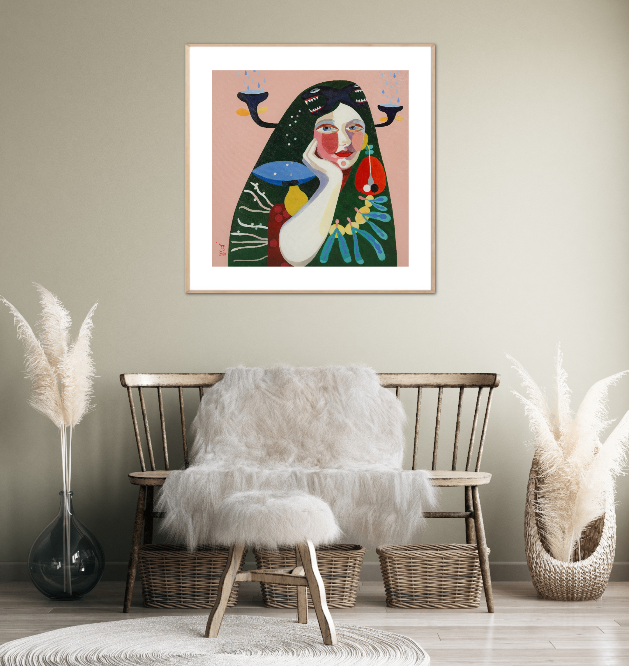 'My Garden' Fine Art Print