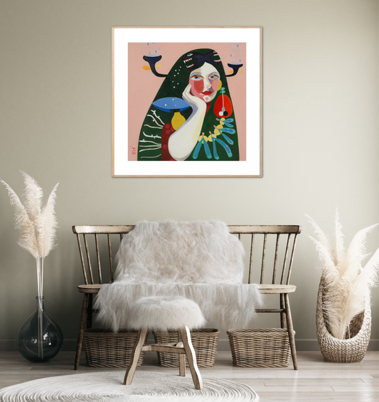 'Mein Garten' Fine-Art-Druck