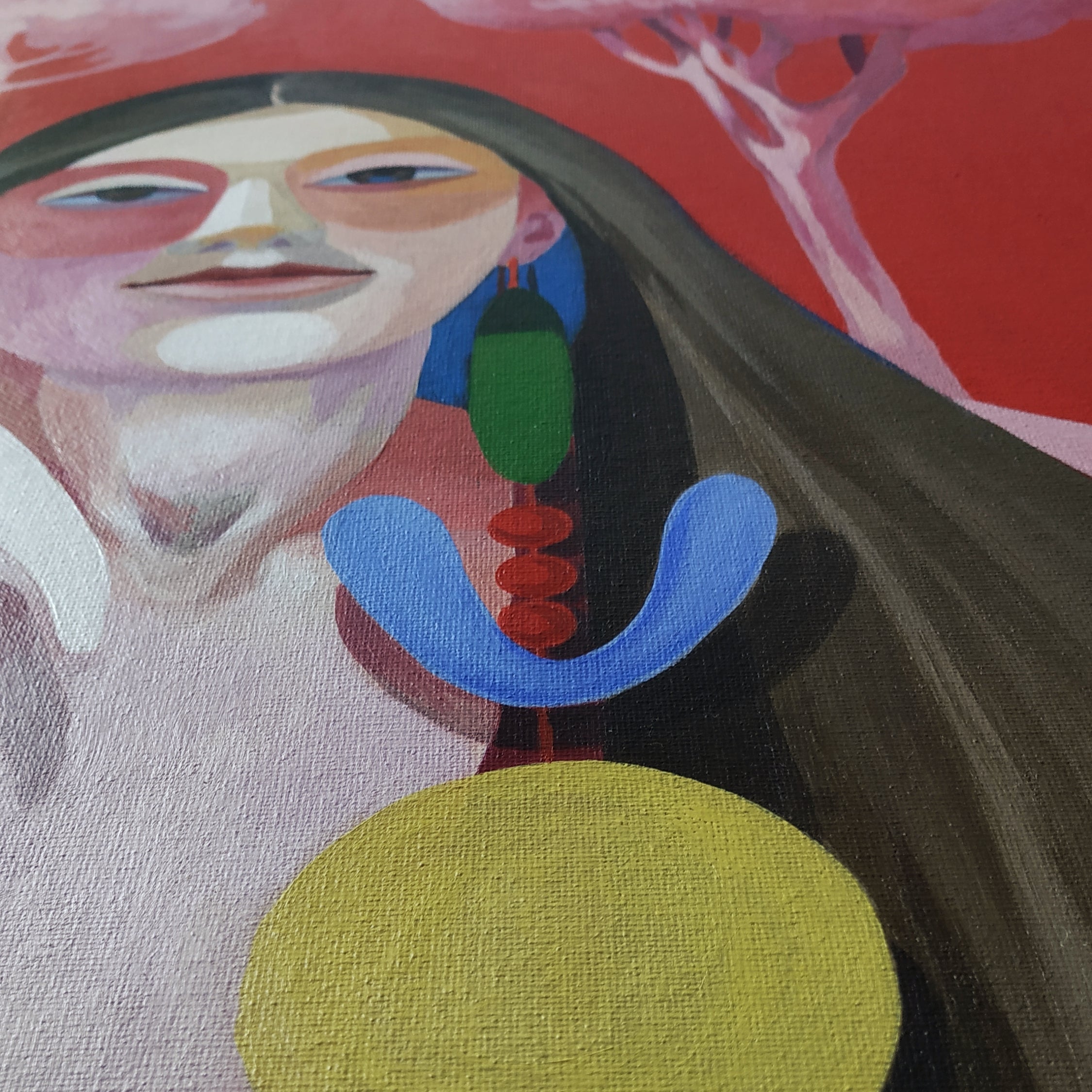 'The Feeling Of Being Supported' Original incl. frame