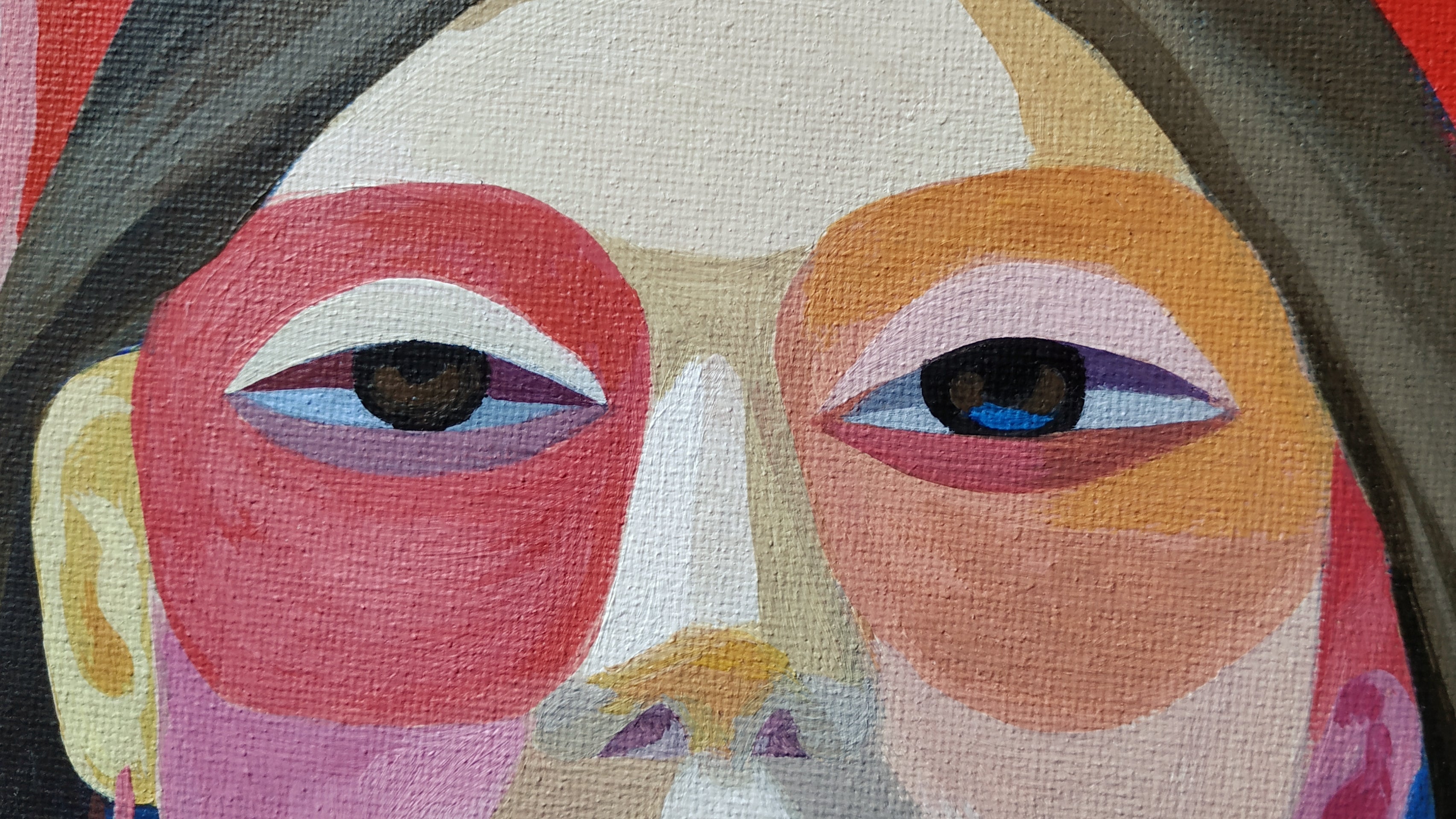 'The Feeling Of Being Supported' Original incl. frame